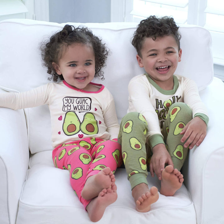4-Piece Baby & Toddler Green Avocado Snug Fit Cotton Pajamas-Gerber Childrenswear