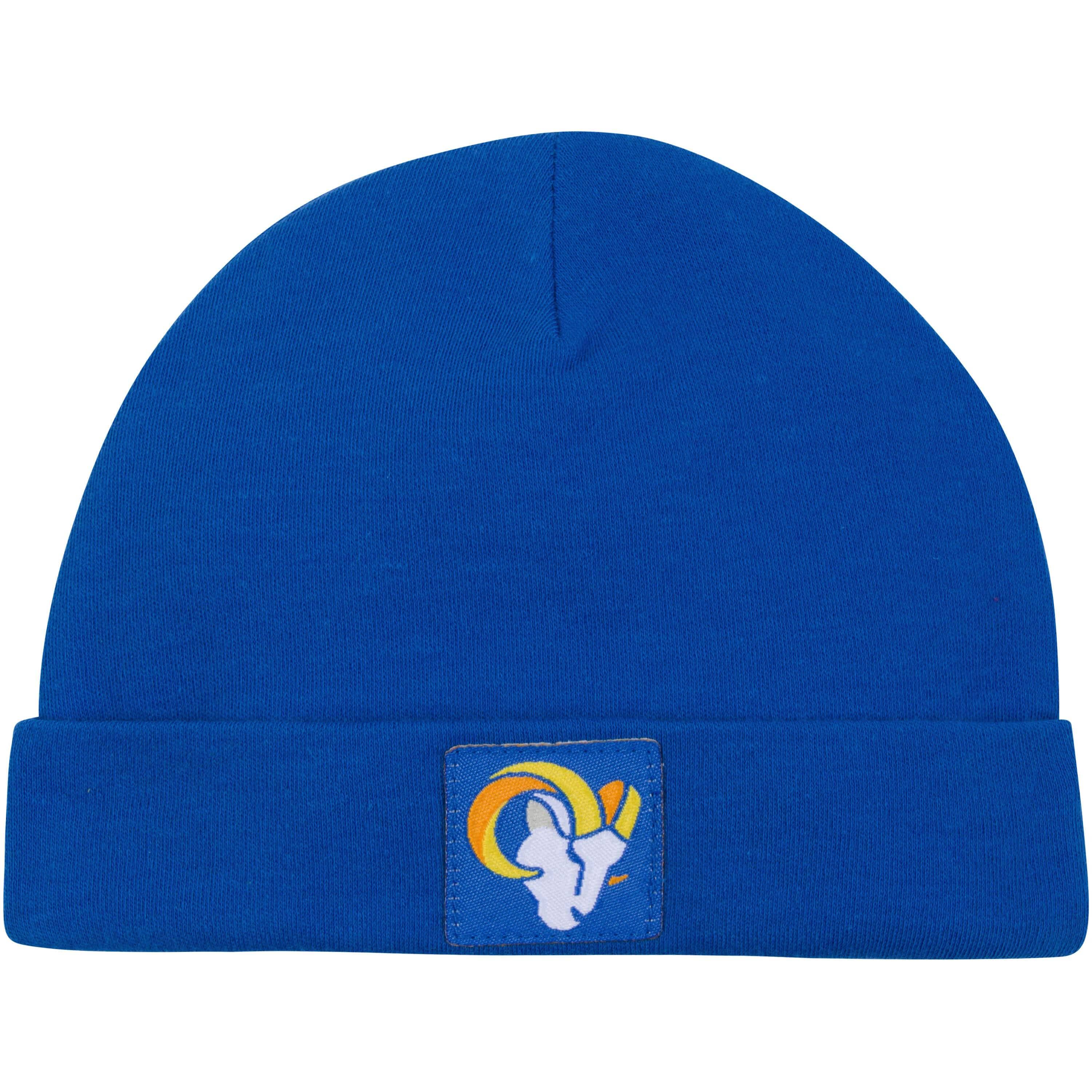 3-Piece Baby Boys Rams Bodysuit, Footed Pant, & Cap Set-Gerber Childrenswear