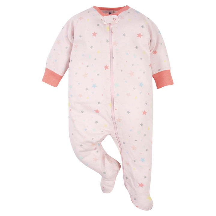 3-Pack Baby Girls Rainbow Sleep 'N Plays-Gerber Childrenswear