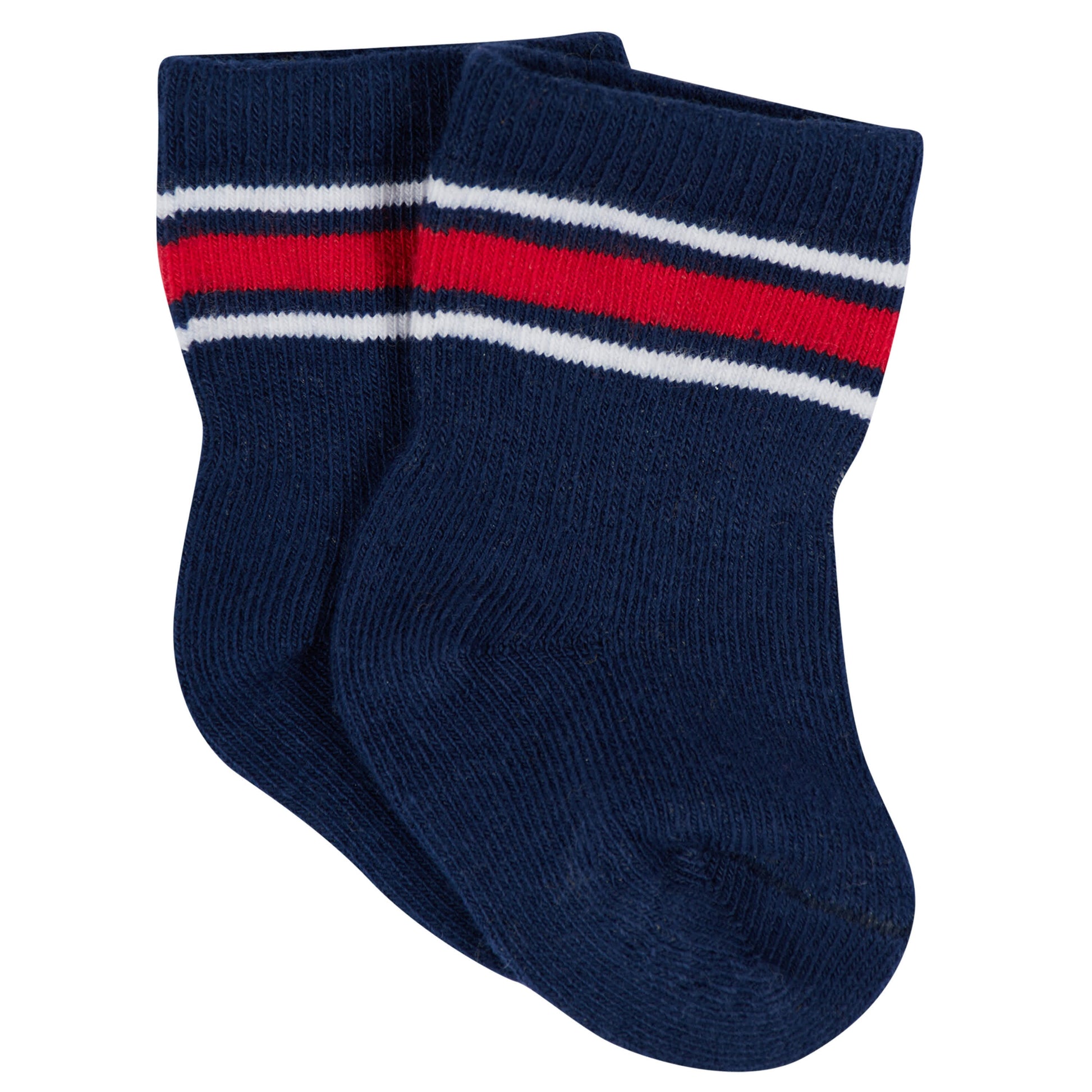 12-Pack Baby & Toddler Boys Construction Zone Jersey Crew Wiggle Proof® Socks