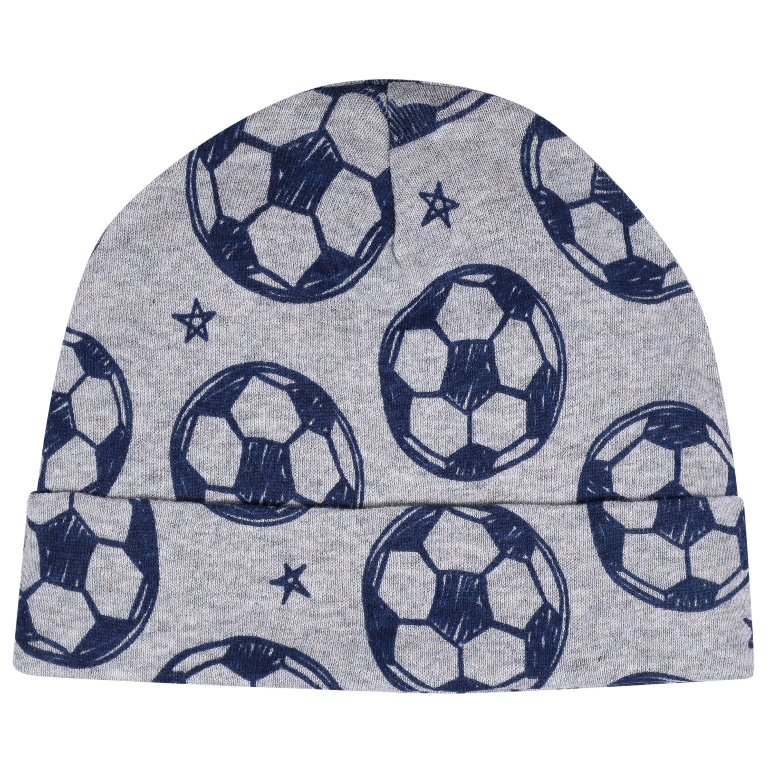 8-Piece Baby Boys Sports No Scratch Mittens & Caps Set