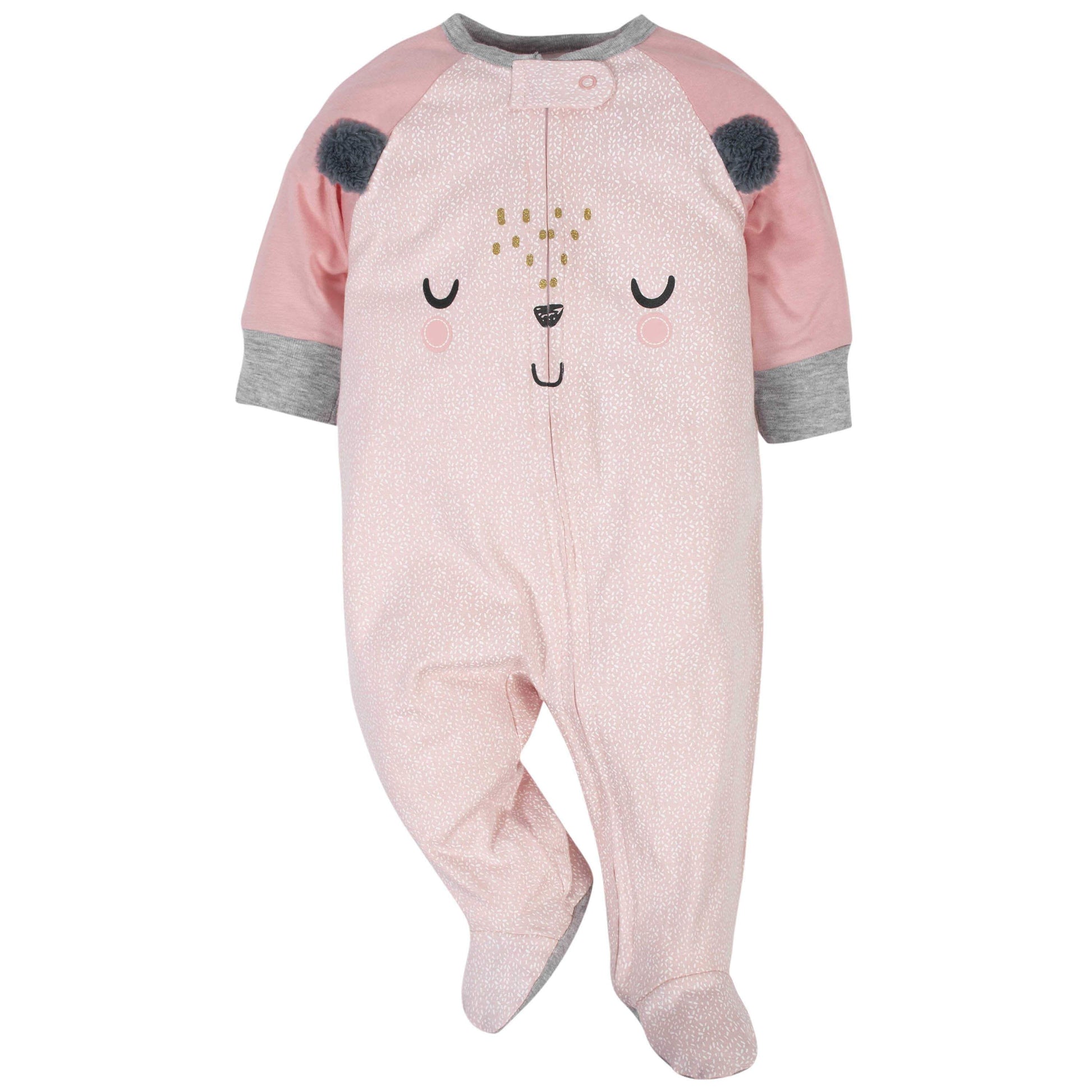 17-Piece Baby Girls Bear Apparel & Blankets Bundle-Gerber Childrenswear