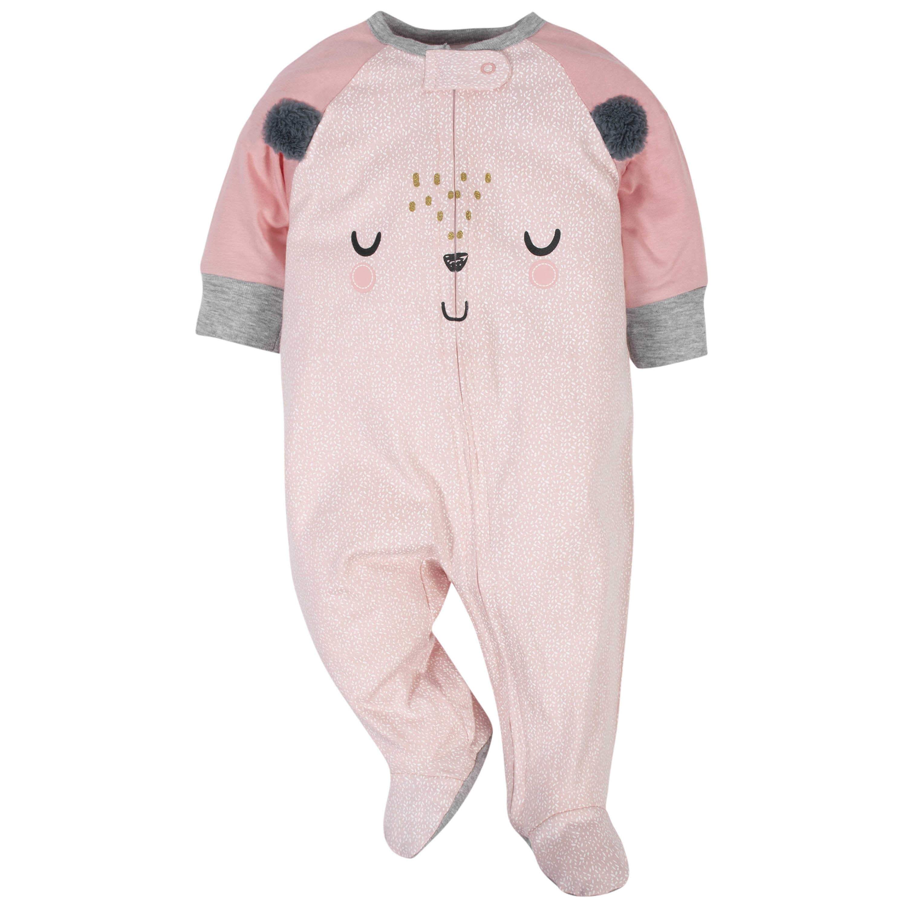 17-Piece Baby Girls Bear Apparel & Blankets Bundle-Gerber Childrenswear