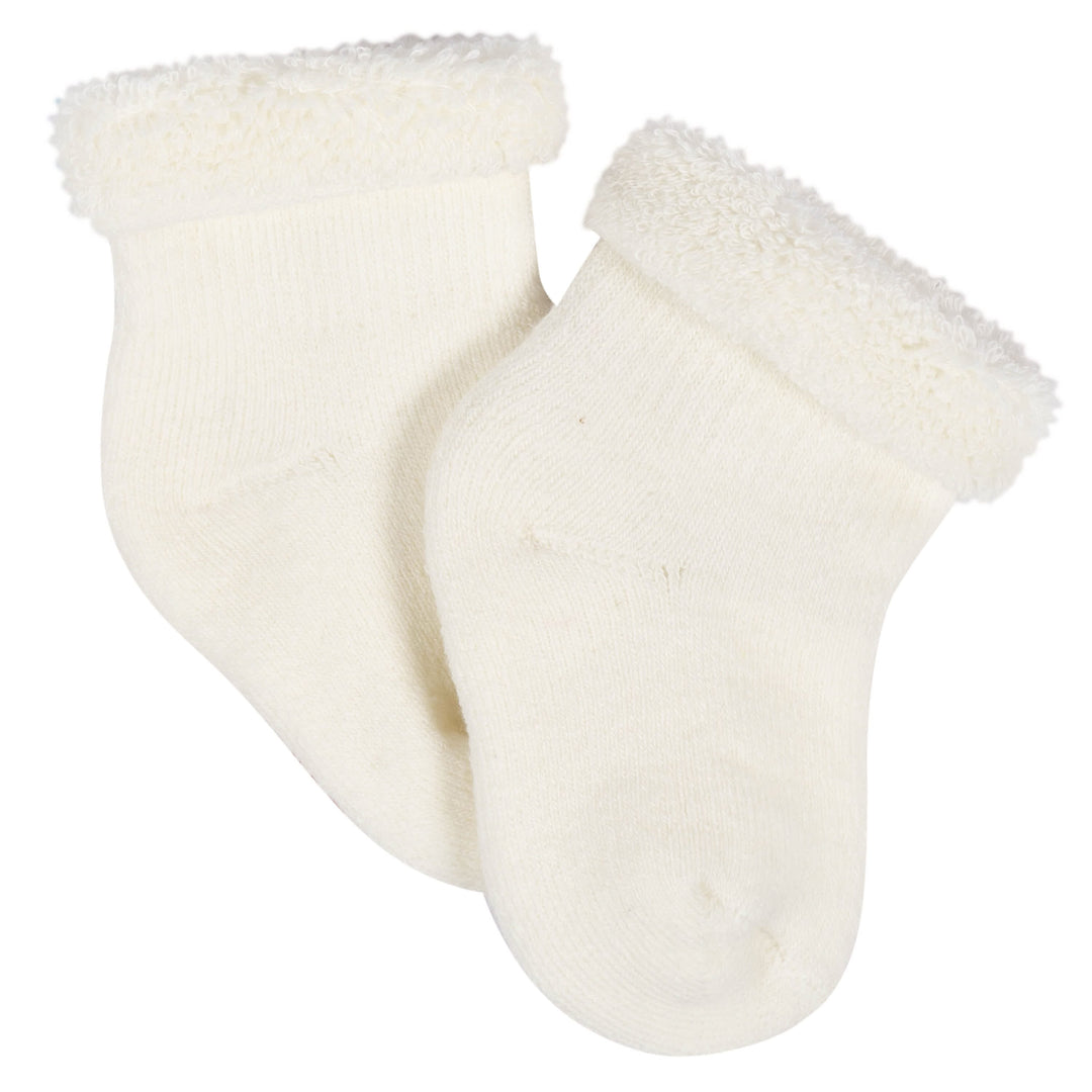 12-Pack Baby Neutral Happy Veggies Terry Wiggle Proof® Socks