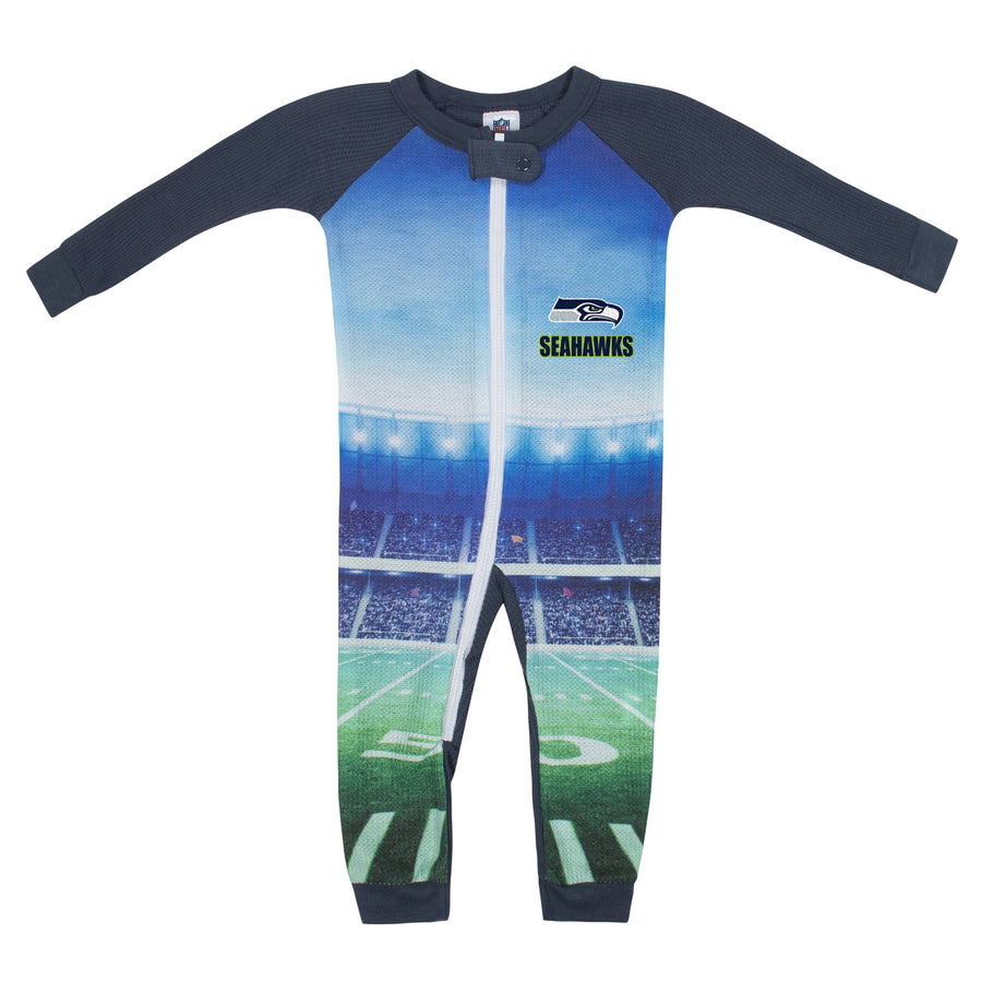 Seattle Seahawks Boys Union Suit-Gerber Childrenswear