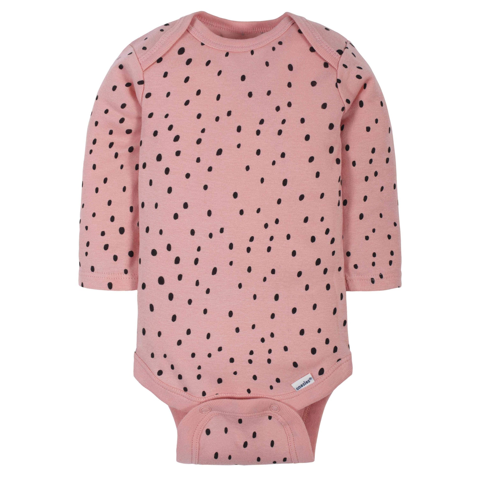6-Pack Baby Girls Bear Long Sleeve Onesies® Bodysuits-Gerber Childrenswear