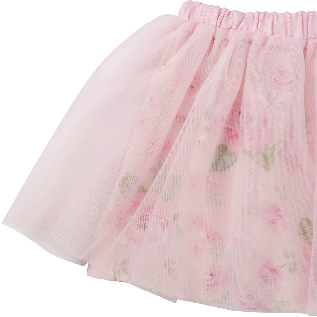 3-Piece Baby & Toddler Girls Feelin' Floral French Terry Top, Tulle Tutu, & Legging Set-Gerber Childrenswear