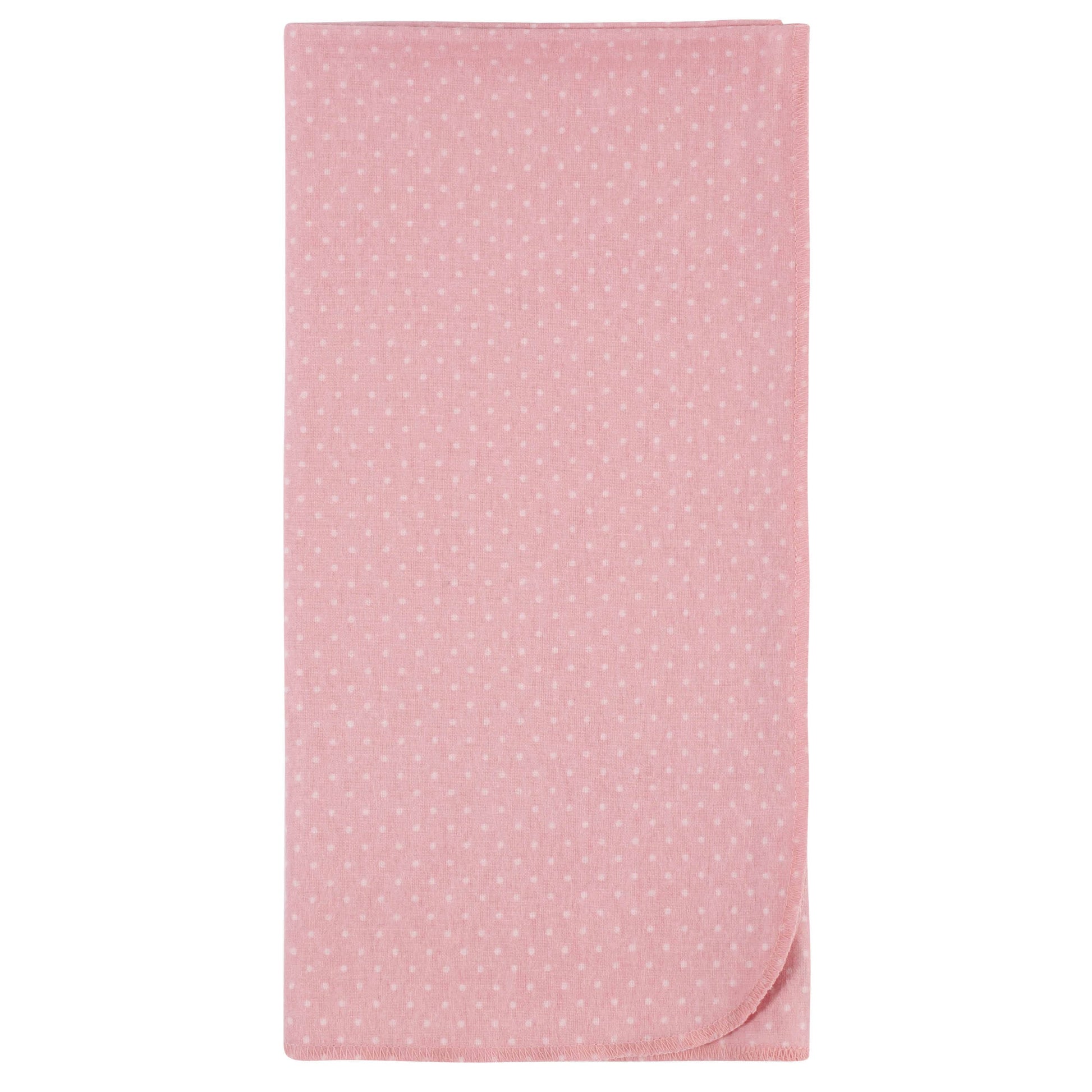 5-Pack Baby Girls Critters Flannel Receiving Blankets-Gerber Childrenswear