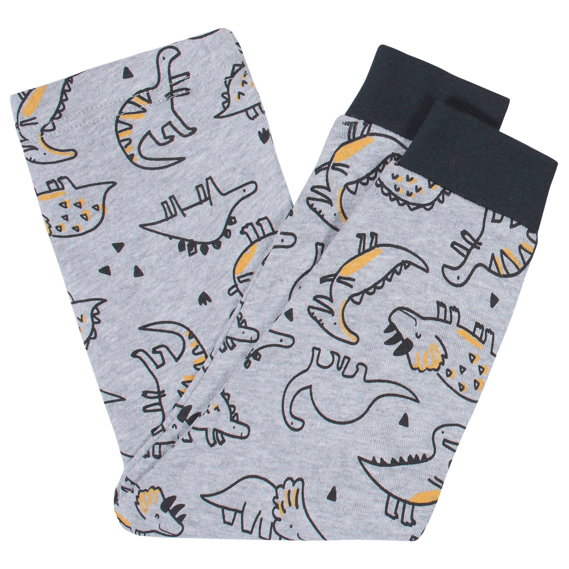 4-Piece Baby & Toddler Boys Dino Snug Fit Cotton Pajamas-Gerber Childrenswear