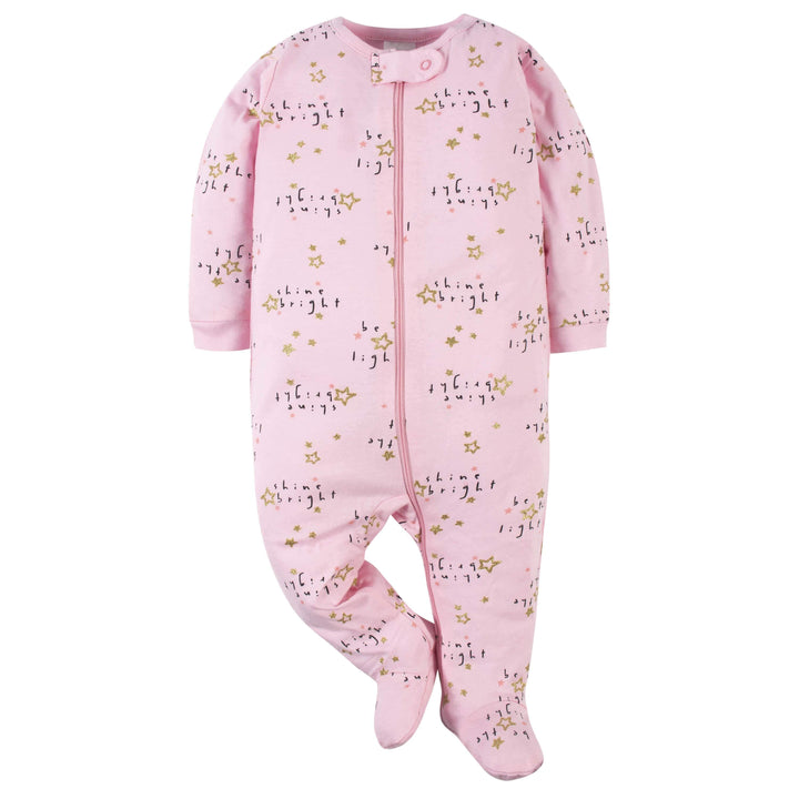 4-Pack Baby Girls Princess Sleep 'n Plays-Gerber Childrenswear