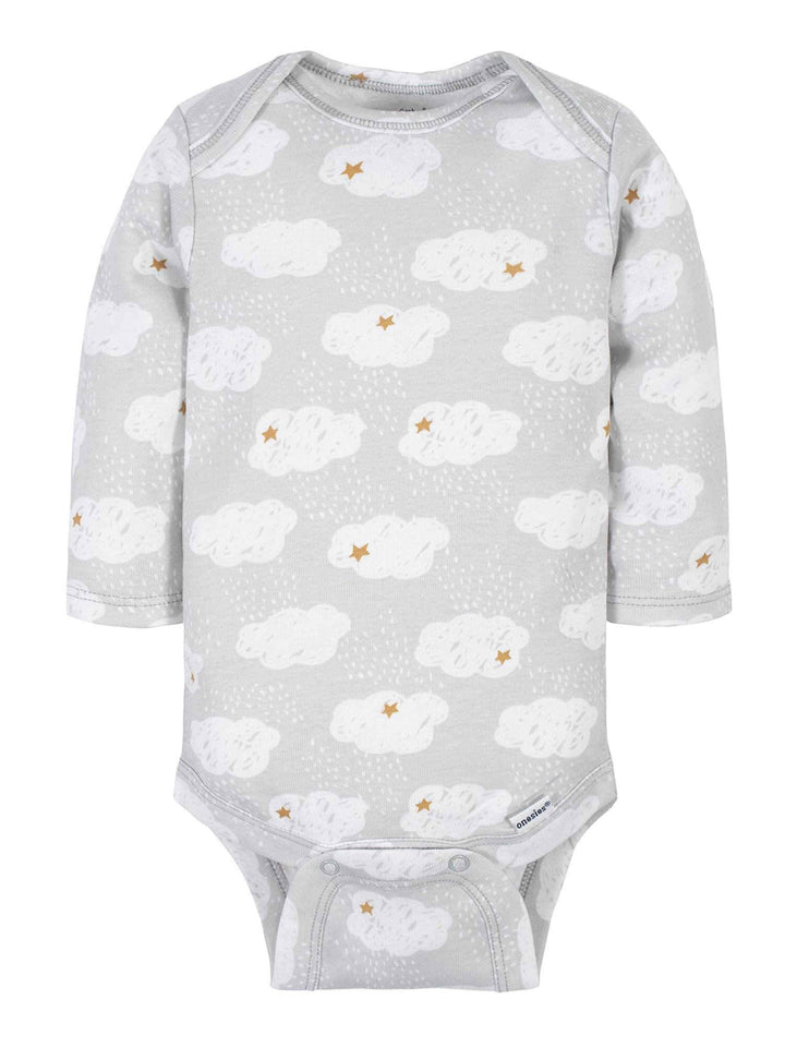 2-Pack Baby Neutral Sheep Long Sleeve Onesies® Bodysuits-Gerber Childrenswear