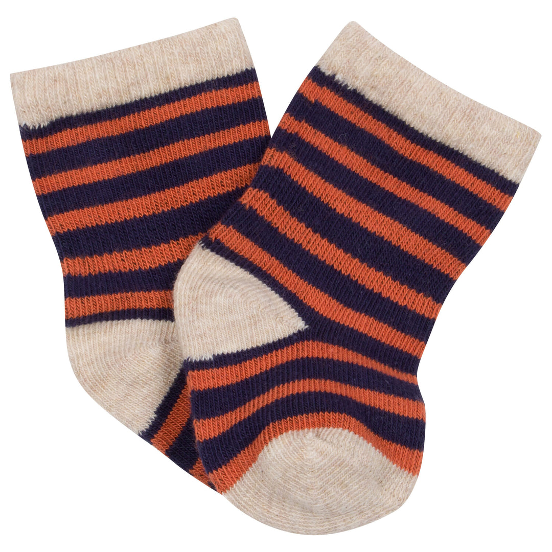 6-Pack Baby Boys Fox Wiggle Proof® Socks