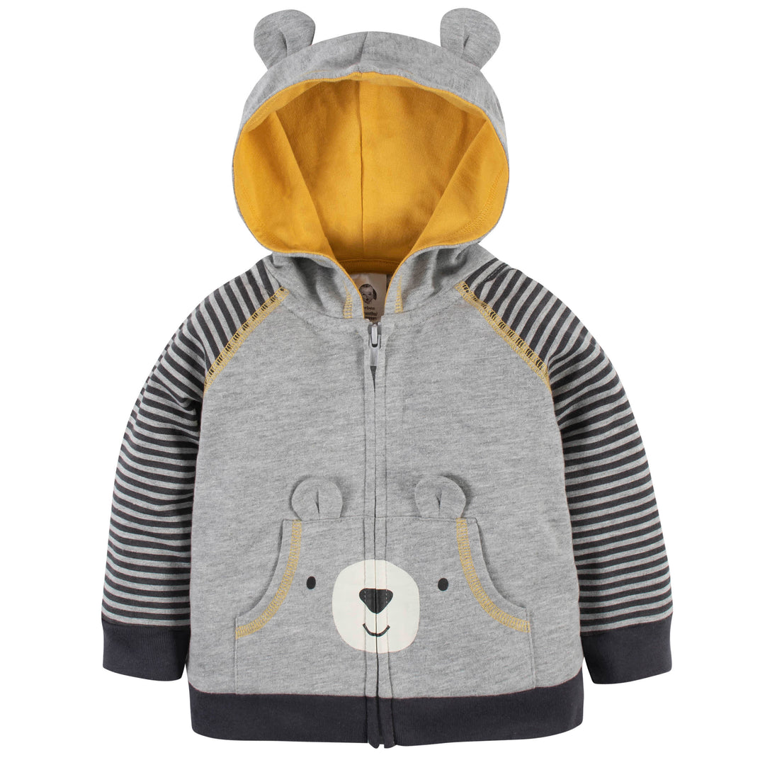 2-Piece Baby & Toddler Boys Beary Cute Hoodie & Active Pant Set-Gerber Childrenswear