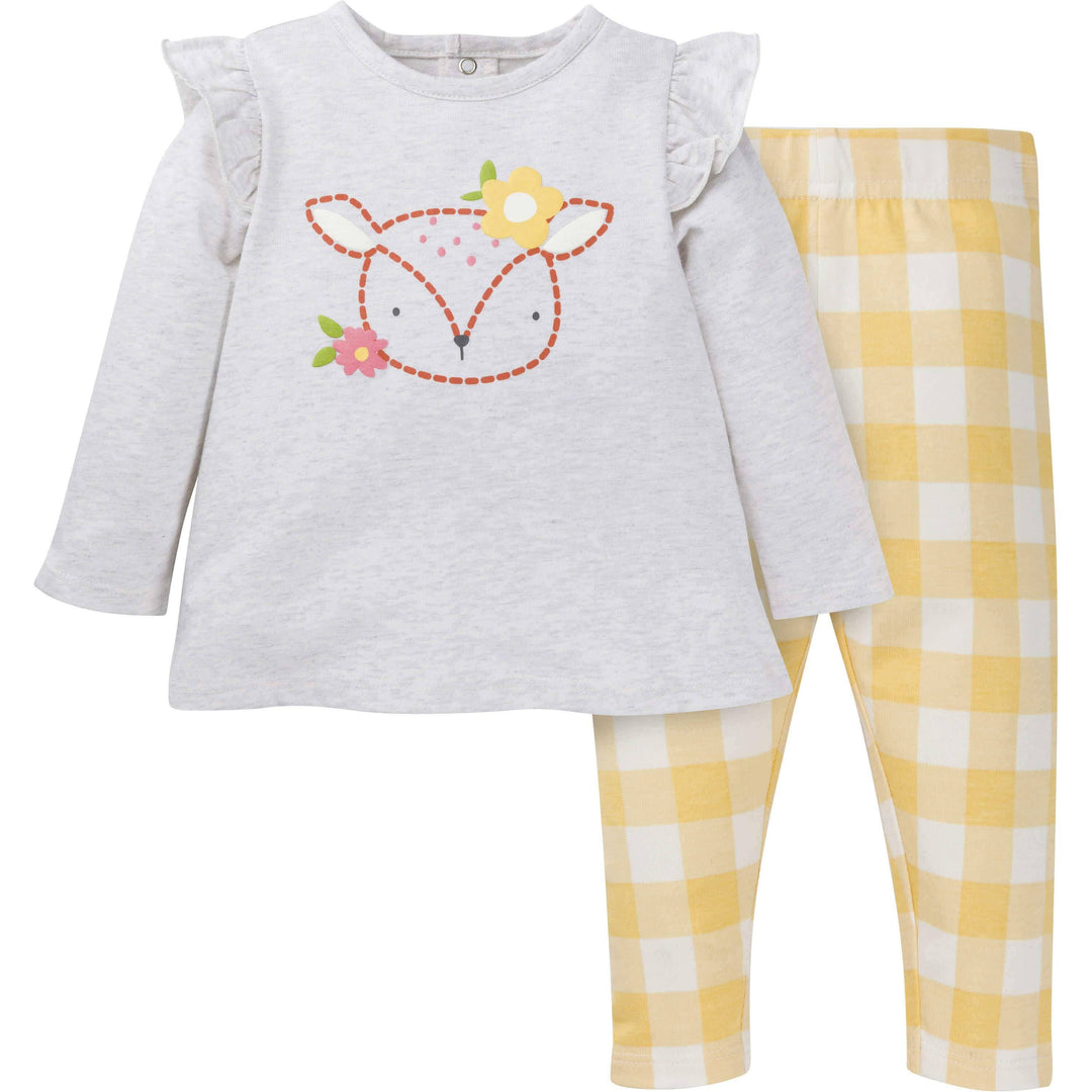 2-Piece Baby & Toddler Girls Floral Meadow Tunic & Legging Set-Gerber Childrenswear