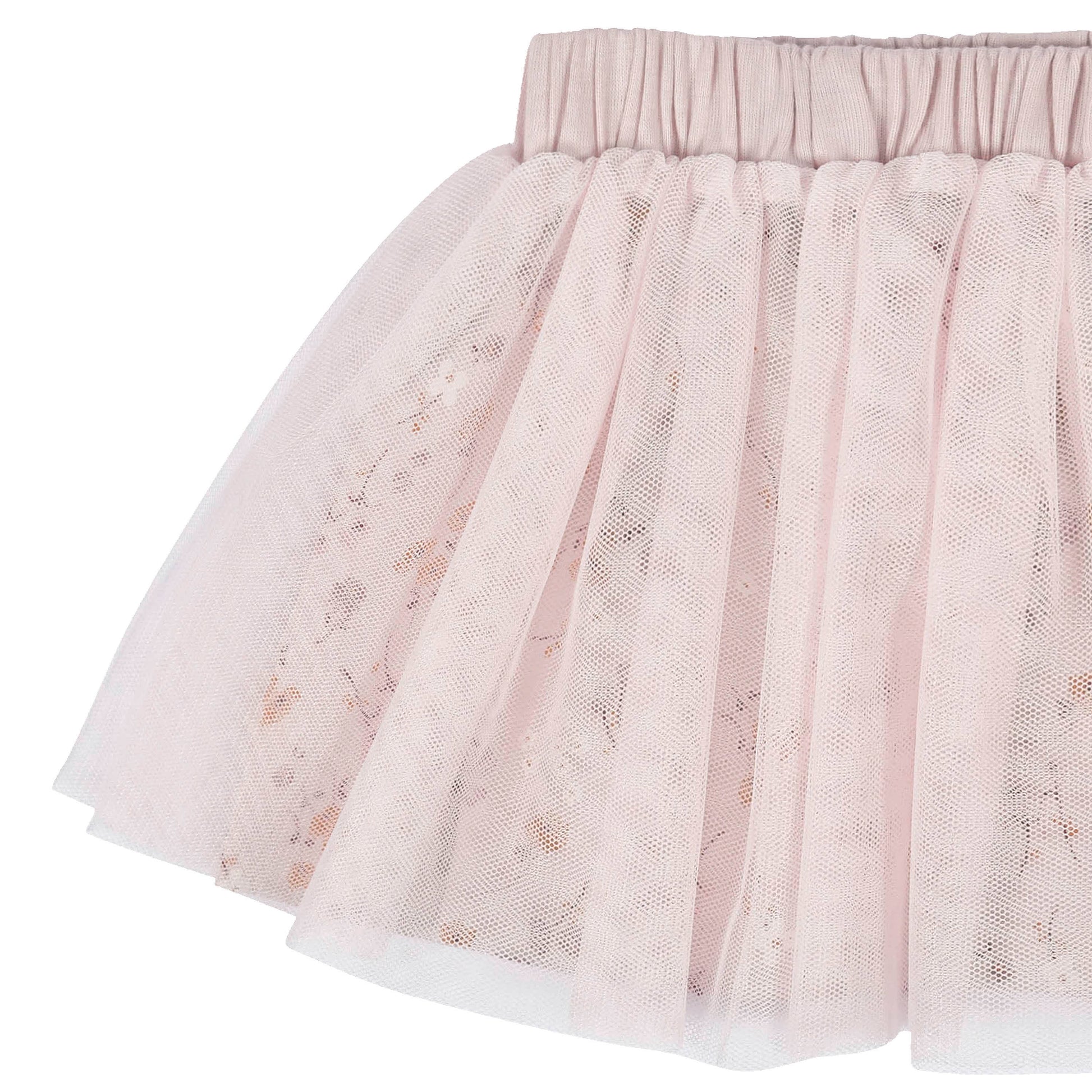 3-Piece Baby & Toddler Girls Purple Woodland French Terry Top, Tulle Tutu, & Legging Set