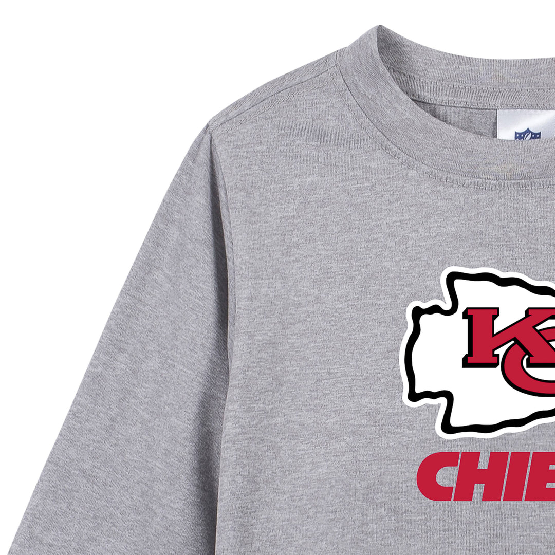 Kansas City Chiefs Baby Boys Long Sleeve Tee Shirt-Gerber Childrenswear