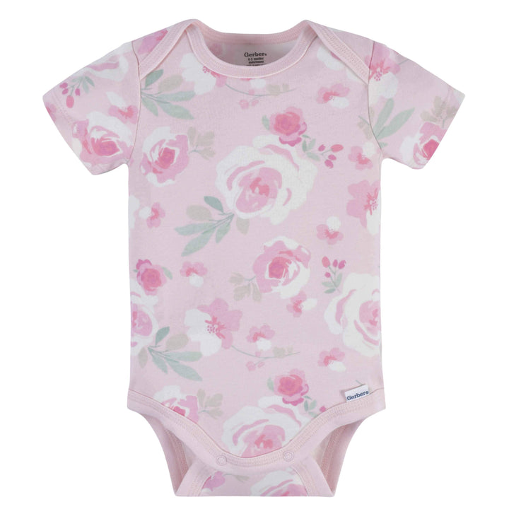 8-Piece Baby Girls Floral Playwear Gift Set-Gerber Childrenswear