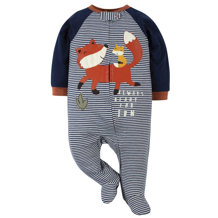 6-Piece Baby Boys Fox Onesies® Bodysuit and Sleep 'N Play Set-Gerber Childrenswear