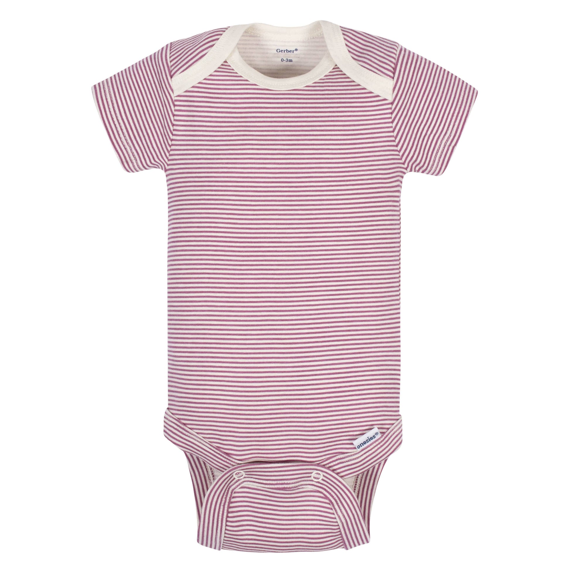 5-Pack Baby Girls Comfy Stretch Ducklings Short Sleeve Onesies® Bodysuits-Gerber Childrenswear