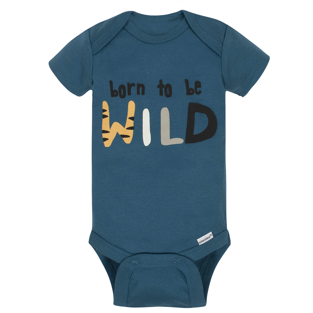 6-Piece Baby Boys Wild Onesies® Brand Bodysuits & Pants Set-Gerber Childrenswear