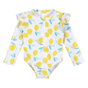 Baby & Toddler Girls Lemon Squeeze Rash Guard-Gerber Childrenswear