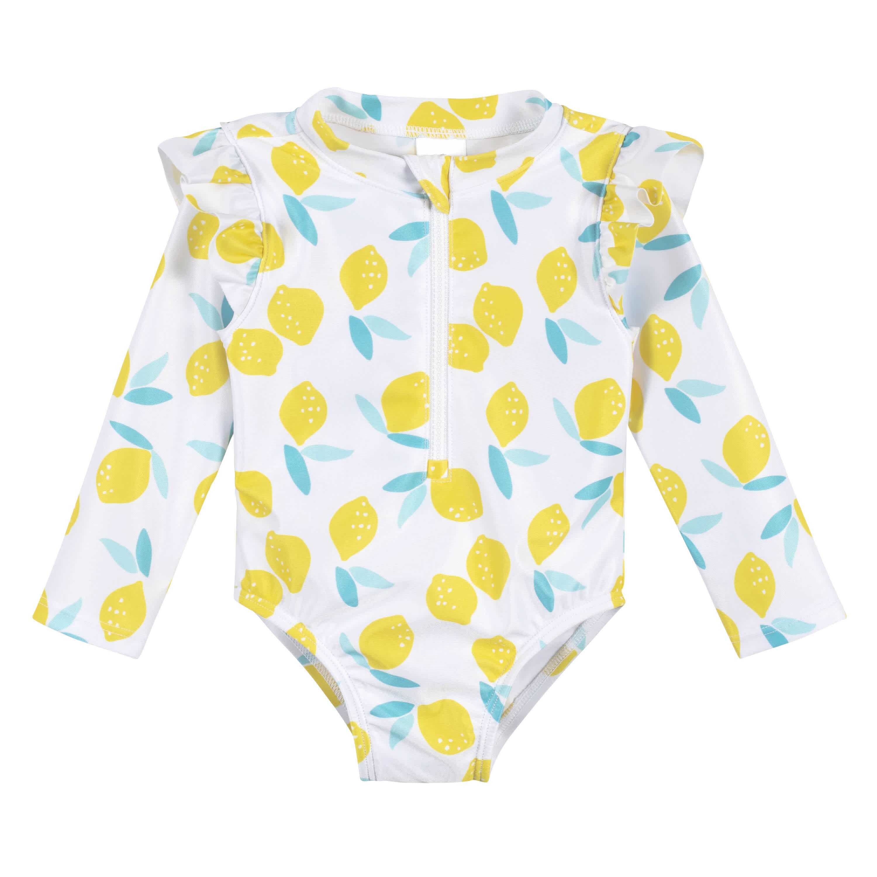 Baby & Toddler Girls Lemon Squeeze Rash Guard-Gerber Childrenswear