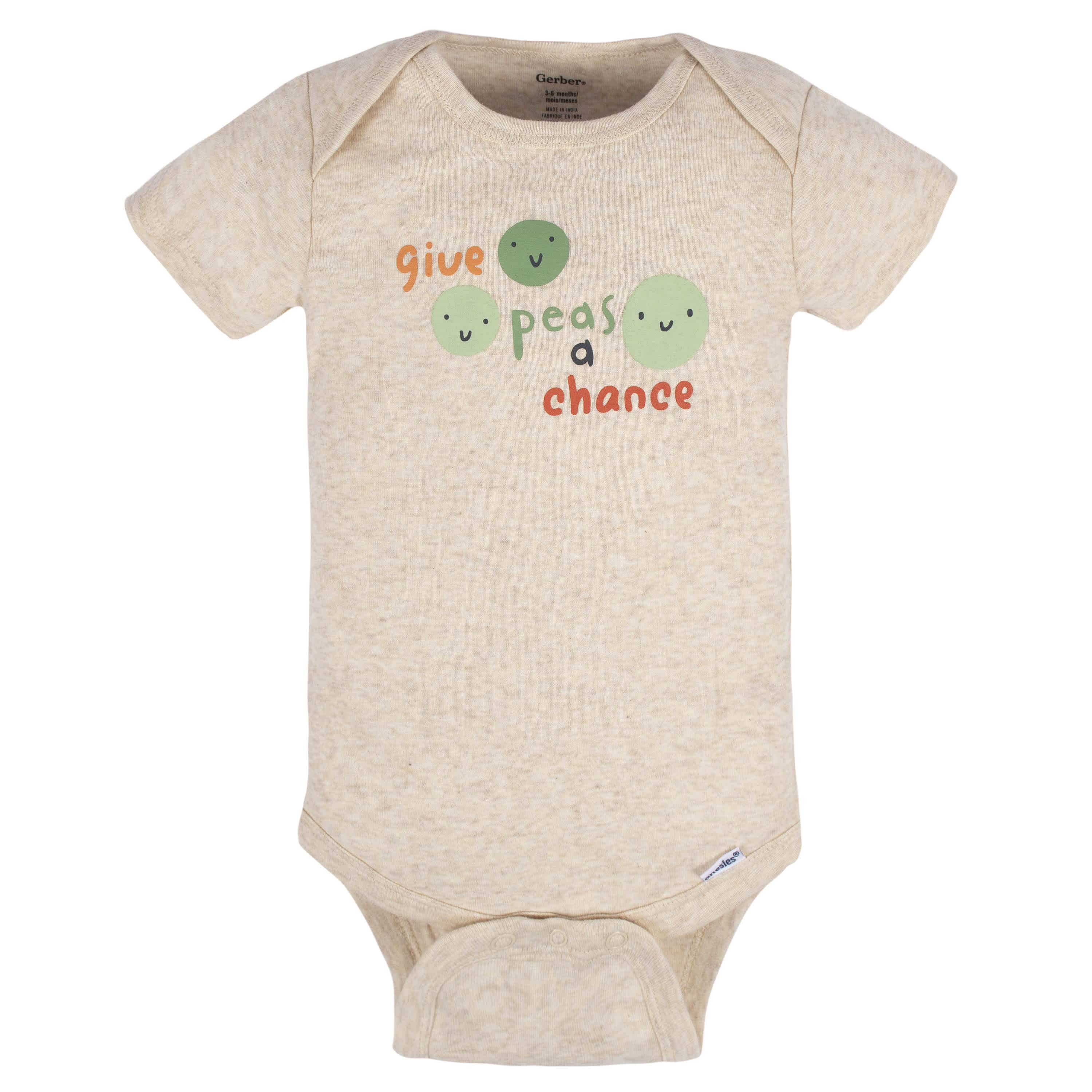 8-Pack Baby Neutral Happy Veggies Onesies® Bodysuits