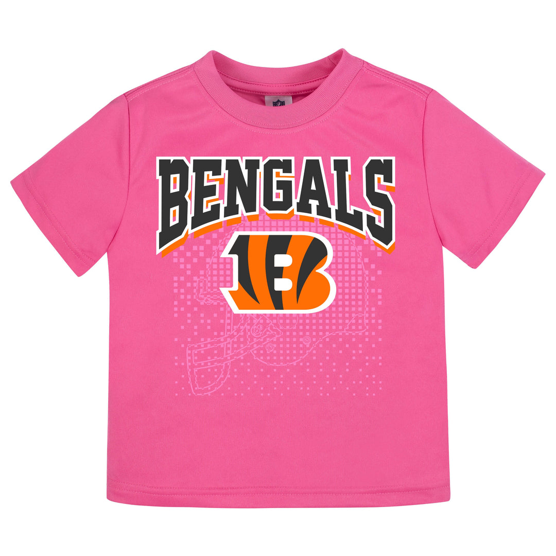 Cincinnati Bengals Girls Short Sleeve Tee Shirt