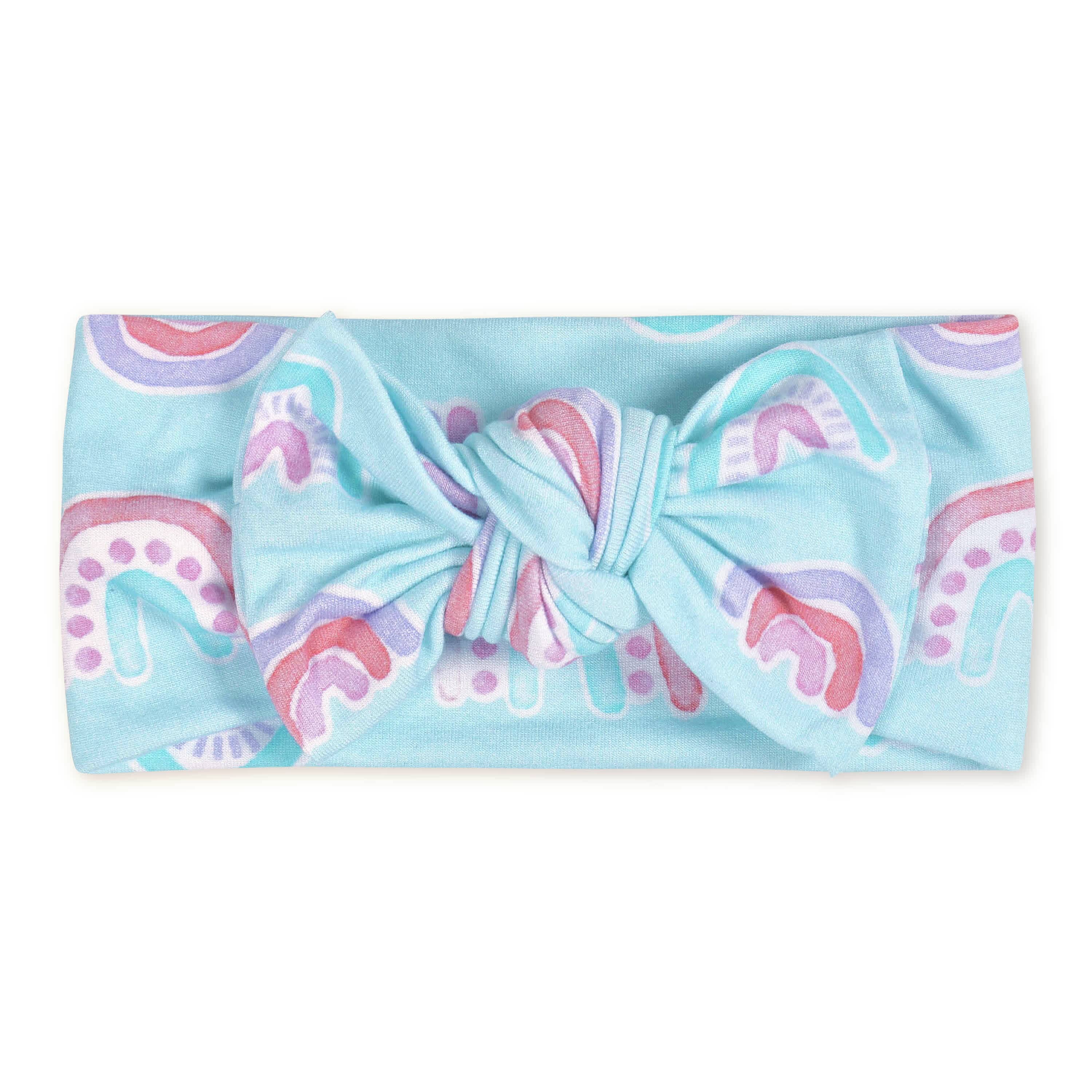 Girls Rainbow Buttery-Soft Viscose Made from Eucalyptus Headband