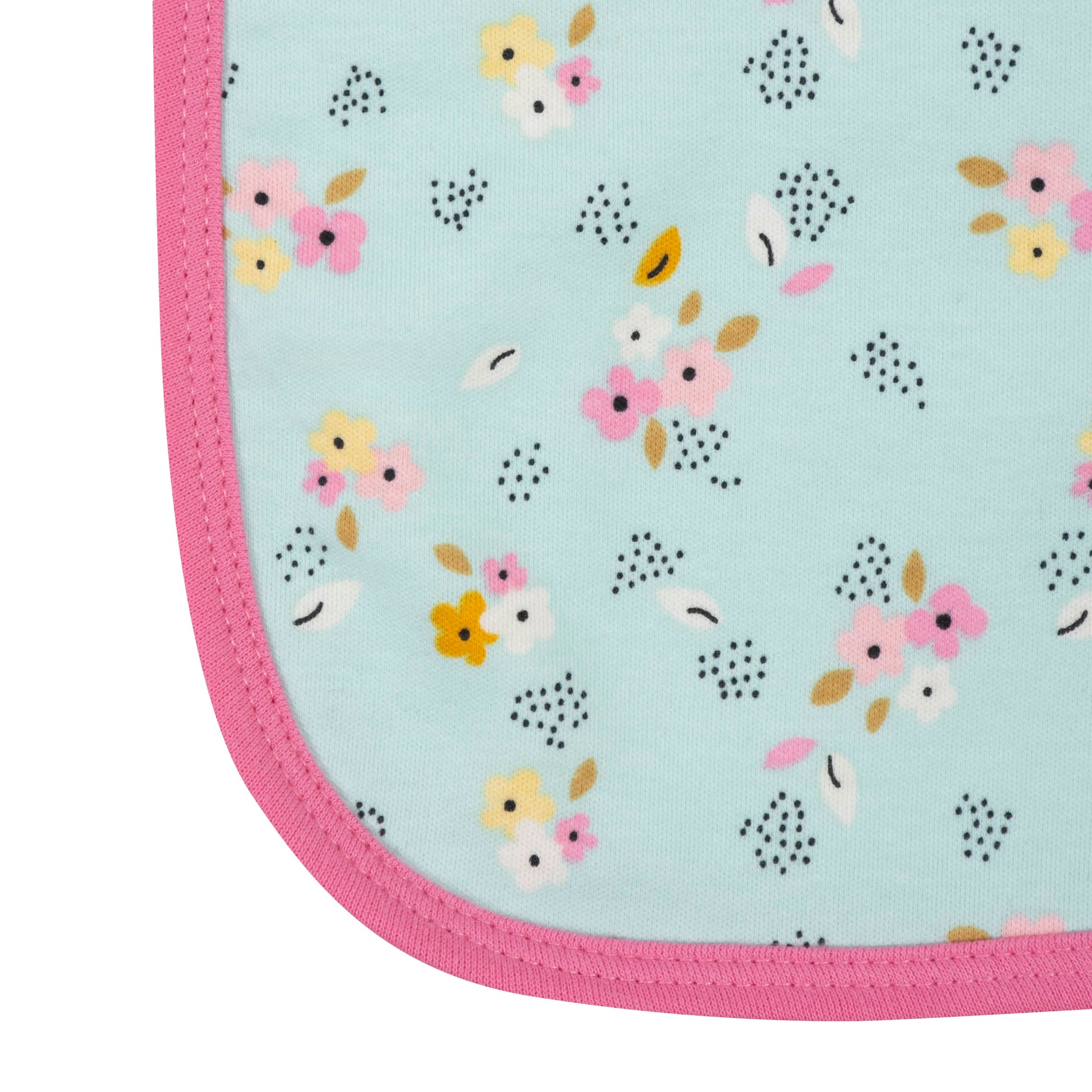 4-Pack Baby Girls Fox Terry Burpcloths