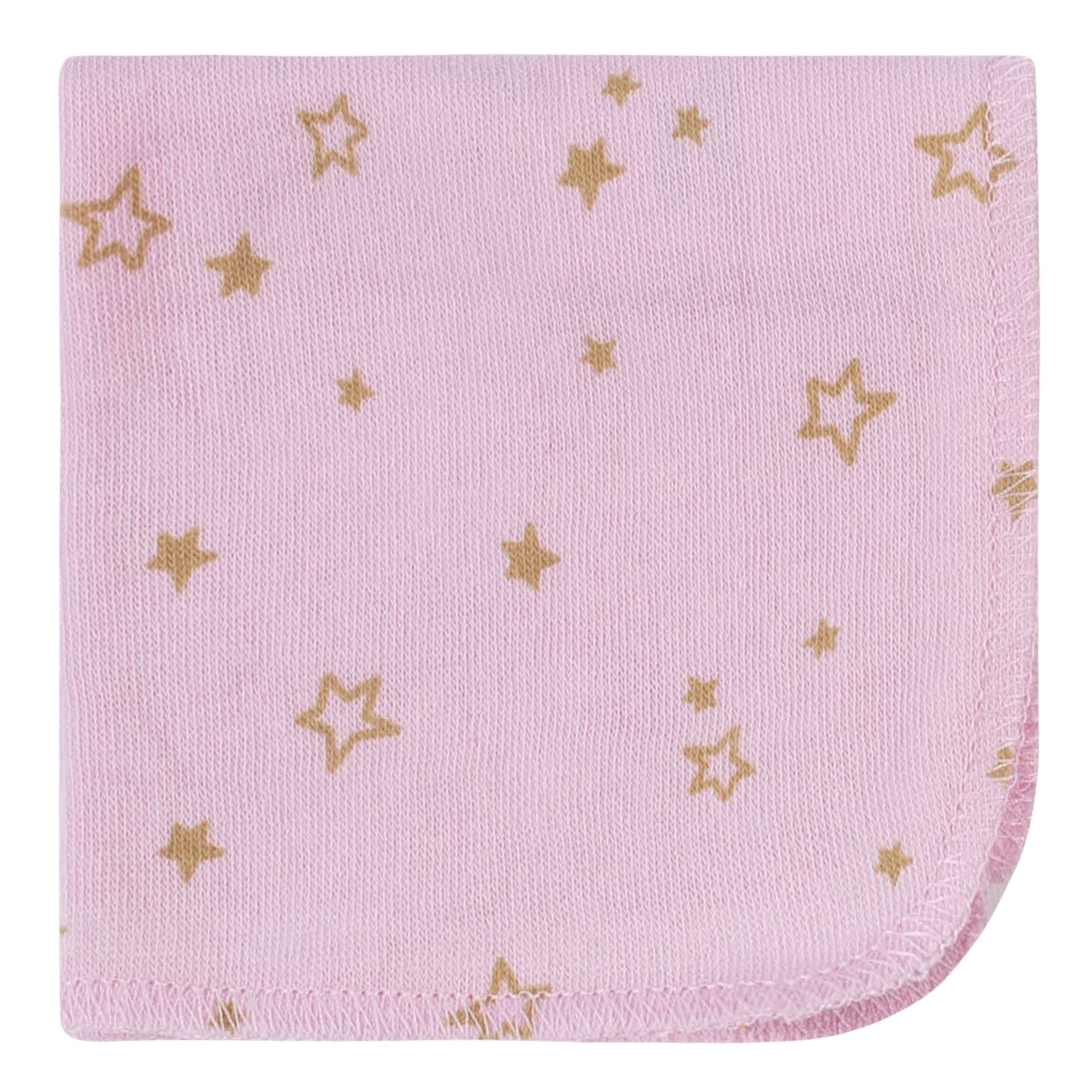 12-Piece Baby Girls Princess Hooded Towels & Washcloths Set-Gerber Childrenswear