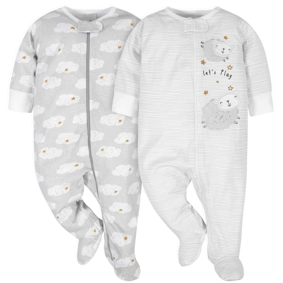 Gerber® 2-Pack Baby Neutral Lamb Sleep N' Plays-Gerber Childrenswear