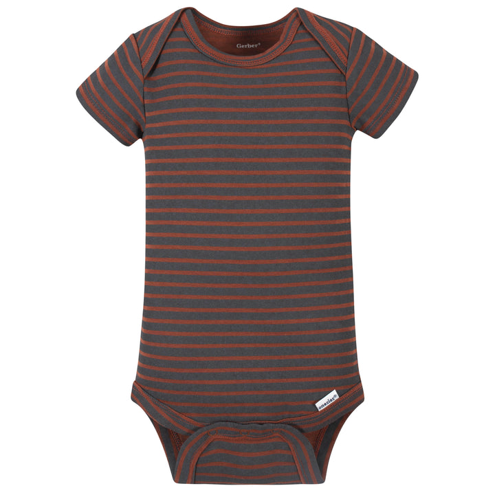 4-Pack Baby Boys Dino Short Sleeve Onesies® Bodysuits-Gerber Childrenswear
