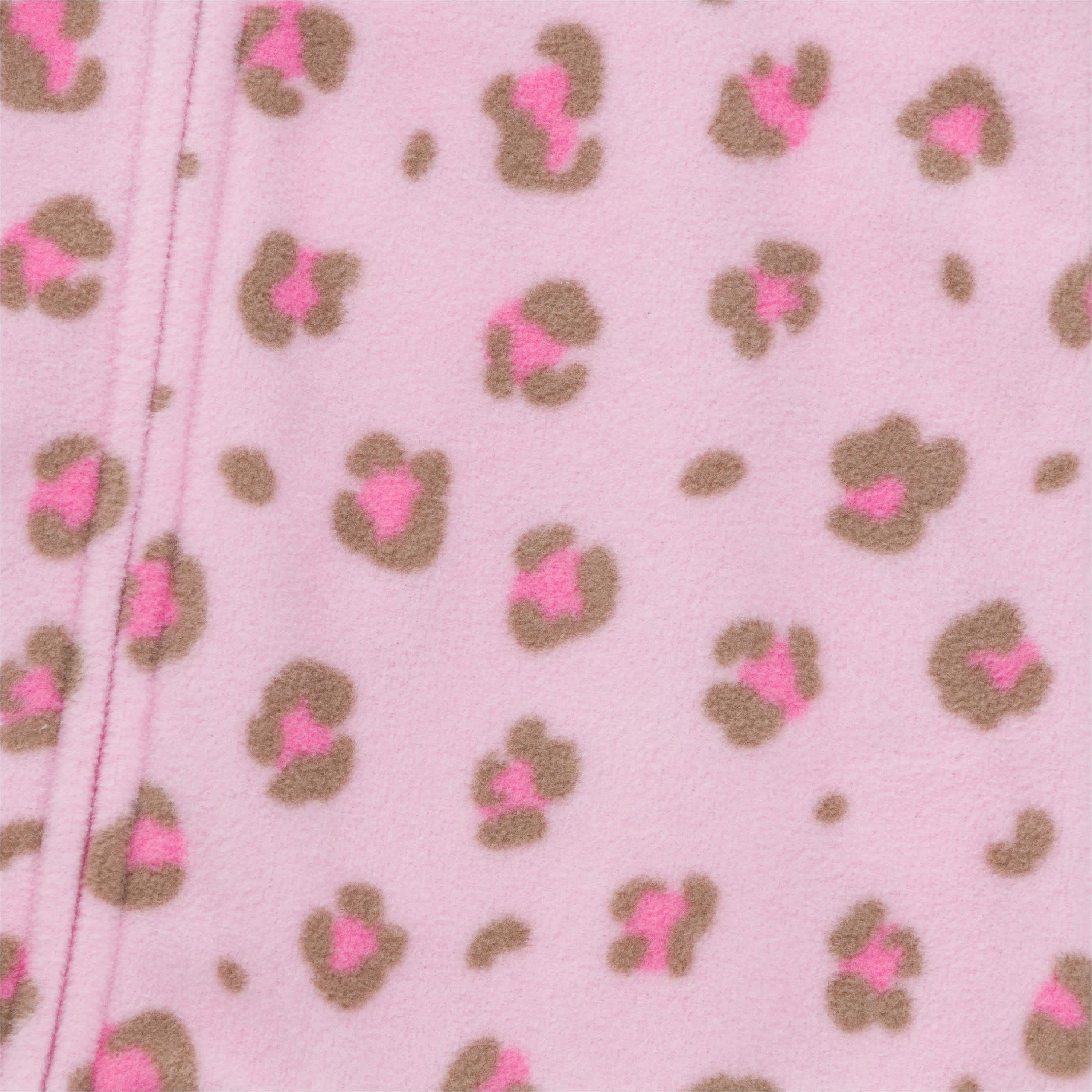 2-Pack Baby & Toddler Girls Leopard Fleece Pajamas-Gerber Childrenswear