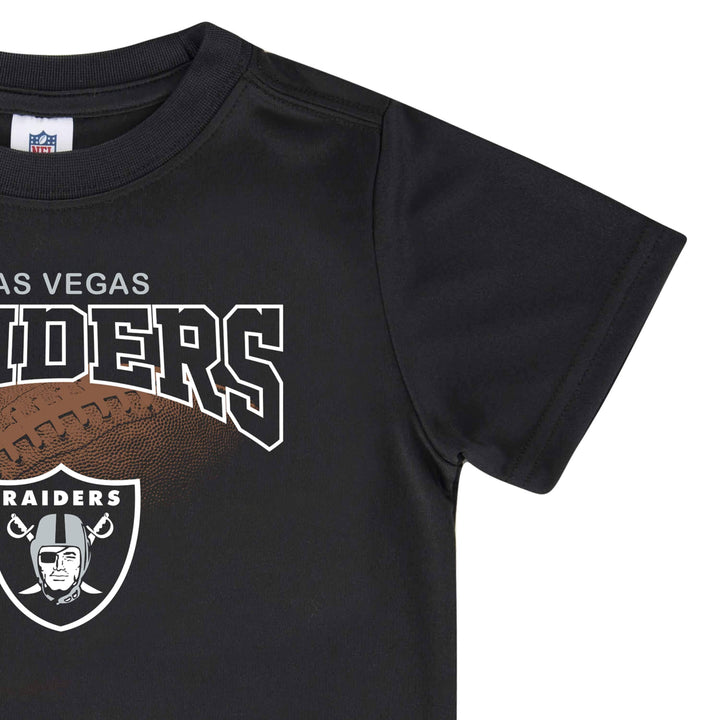 Las Vegas Raiders Toddler Boys Tee Shirt-Gerber Childrenswear