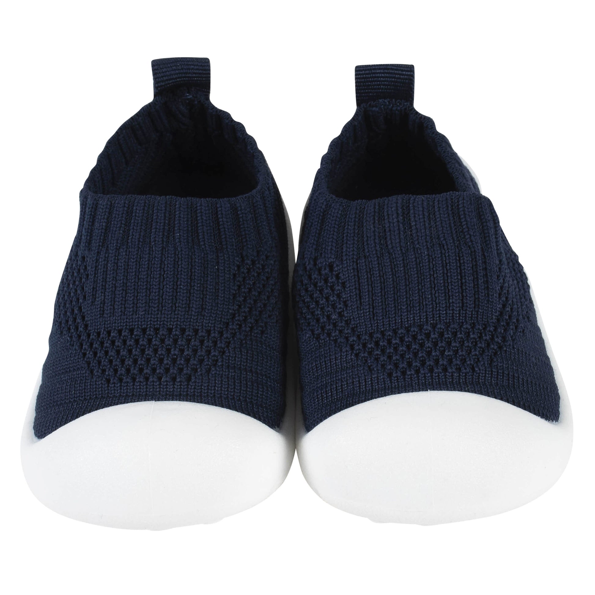 Baby Neutral Navy Stretchy Knit Slip-On Sneaker-Gerber Childrenswear