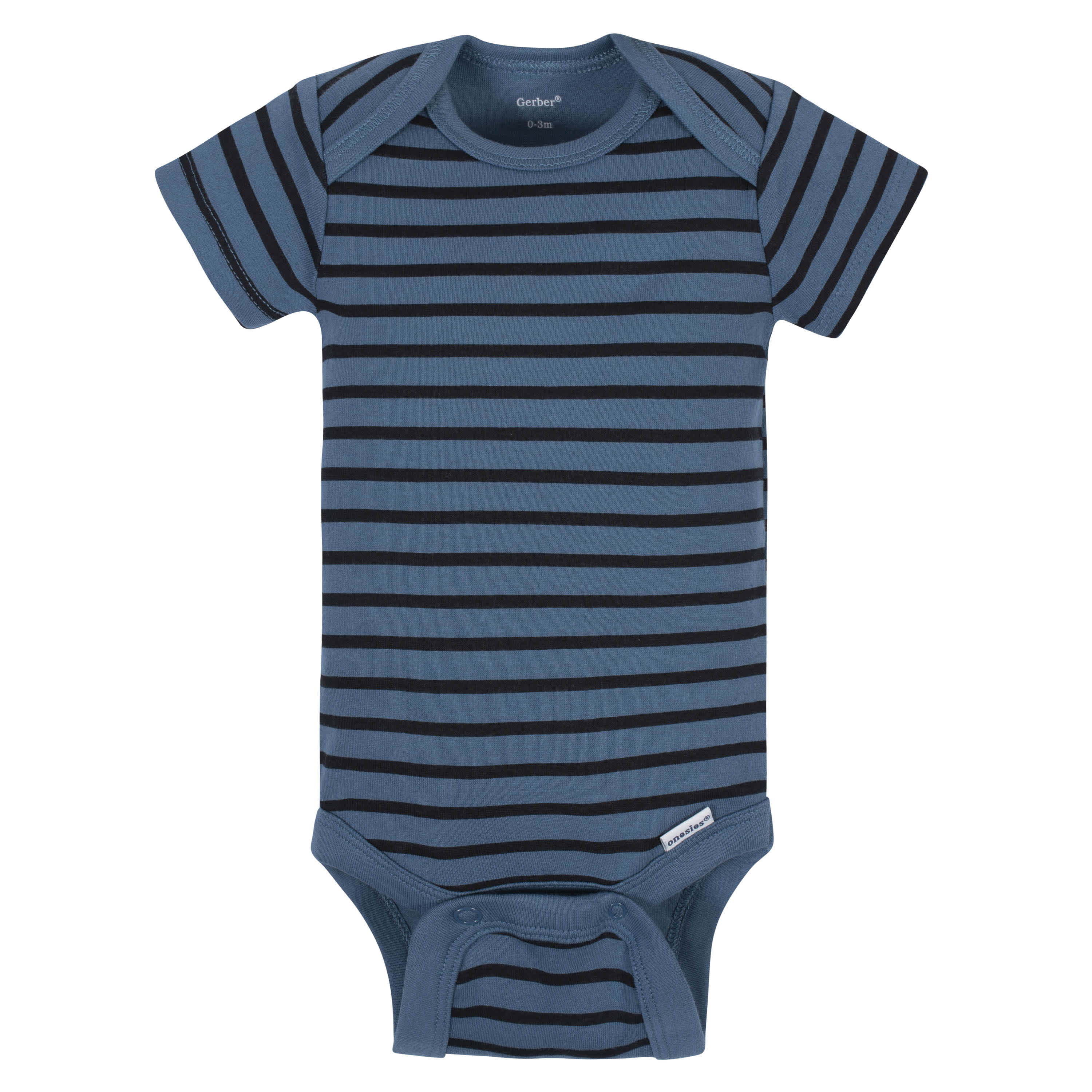 5-Pack Baby Boys Comfy Stretch Badger Short Sleeve Onesies® Bodysuits-Gerber Childrenswear