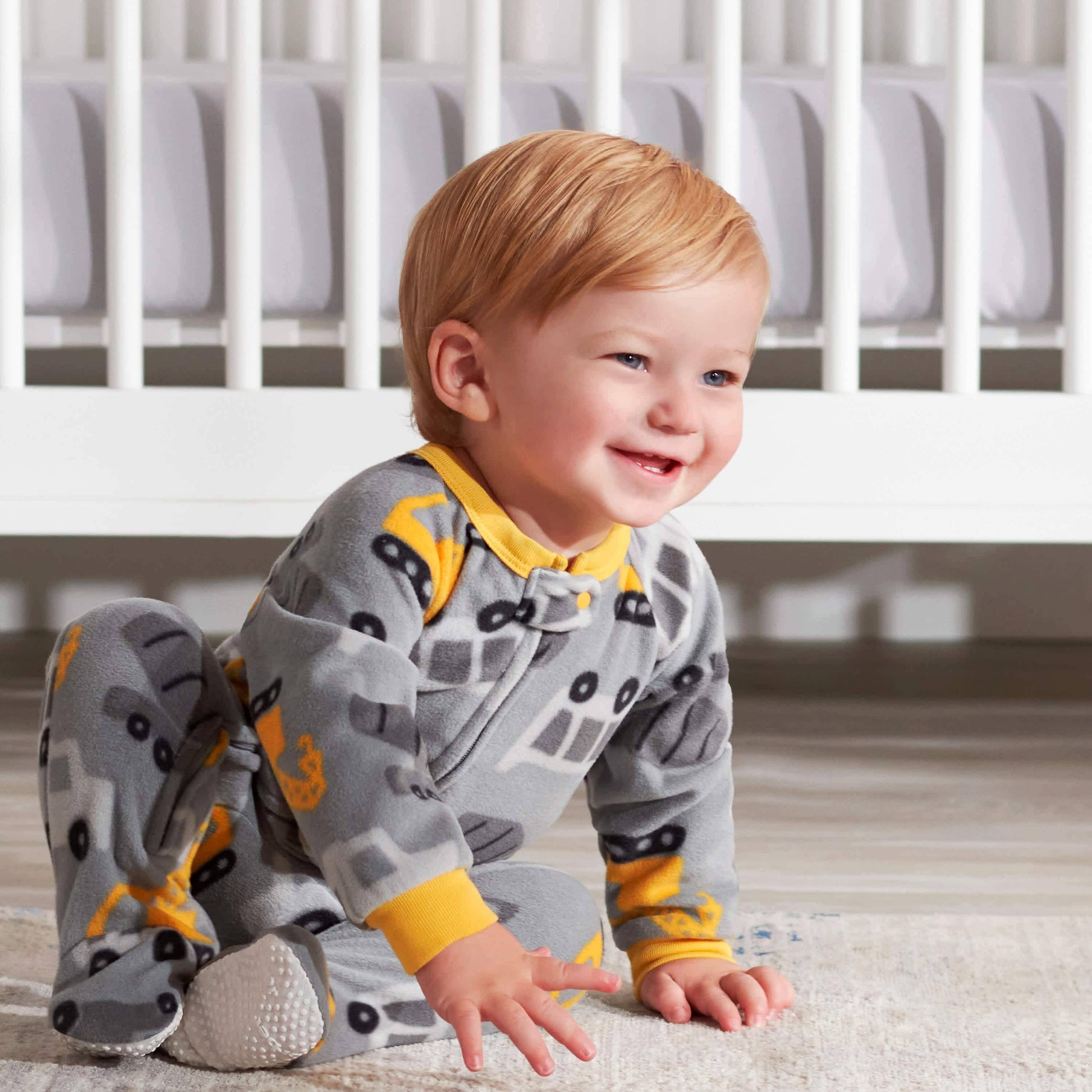 2-Pack Baby & Toddler Boys Trucks Fleece Pajamas-Gerber Childrenswear