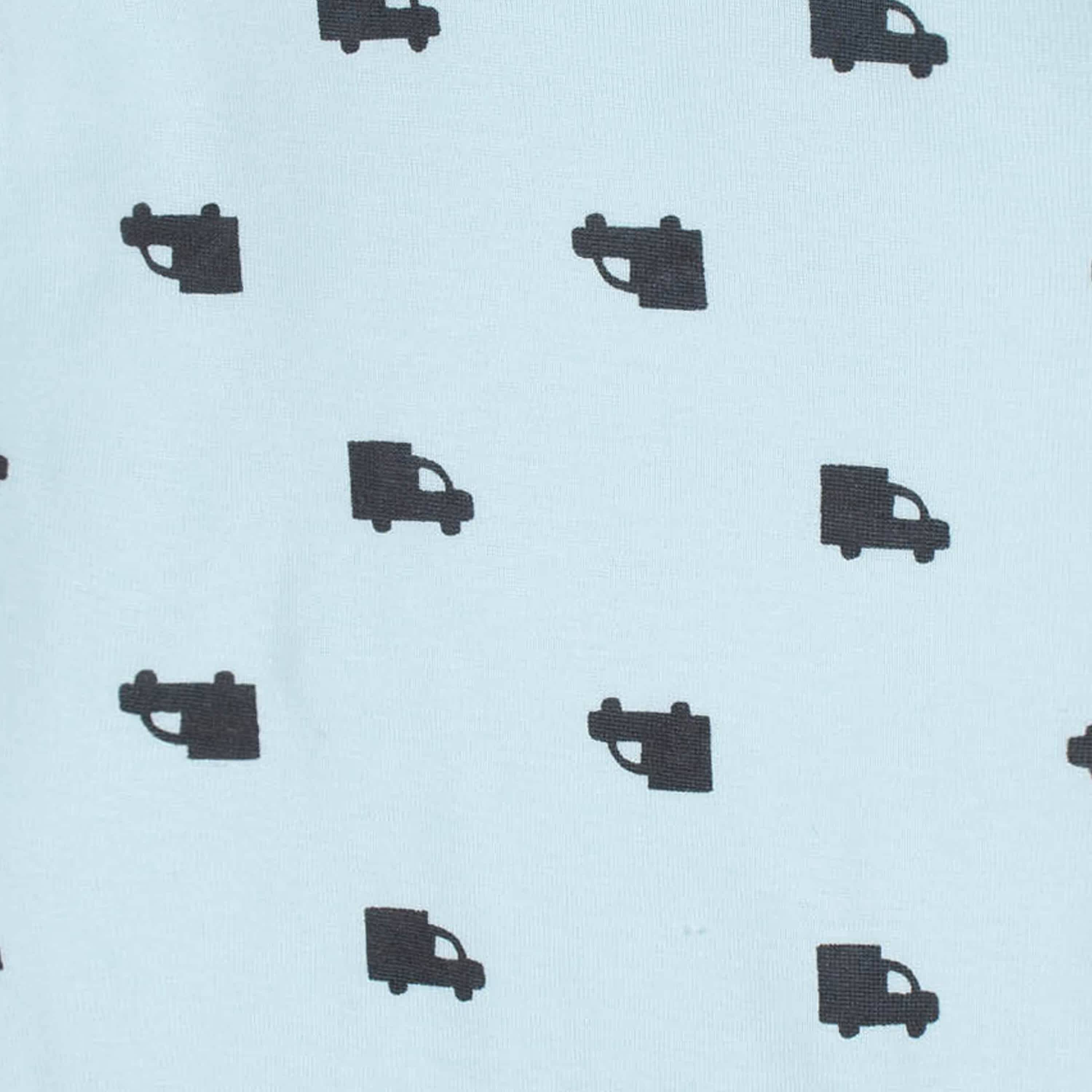 4-Pack Baby Boys Transportation Zone Gowns