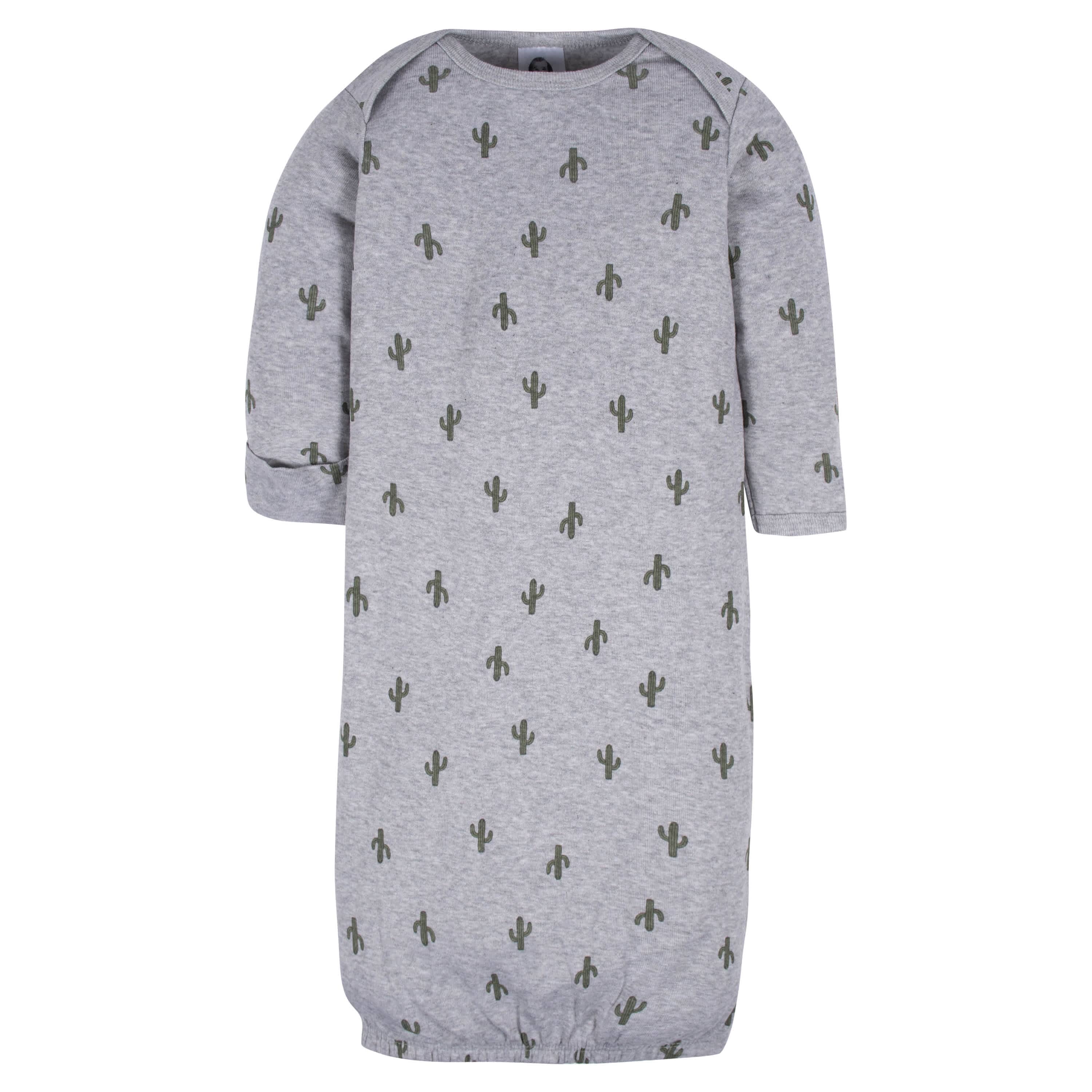 4-Pack Baby Neutral Southwest Gowns