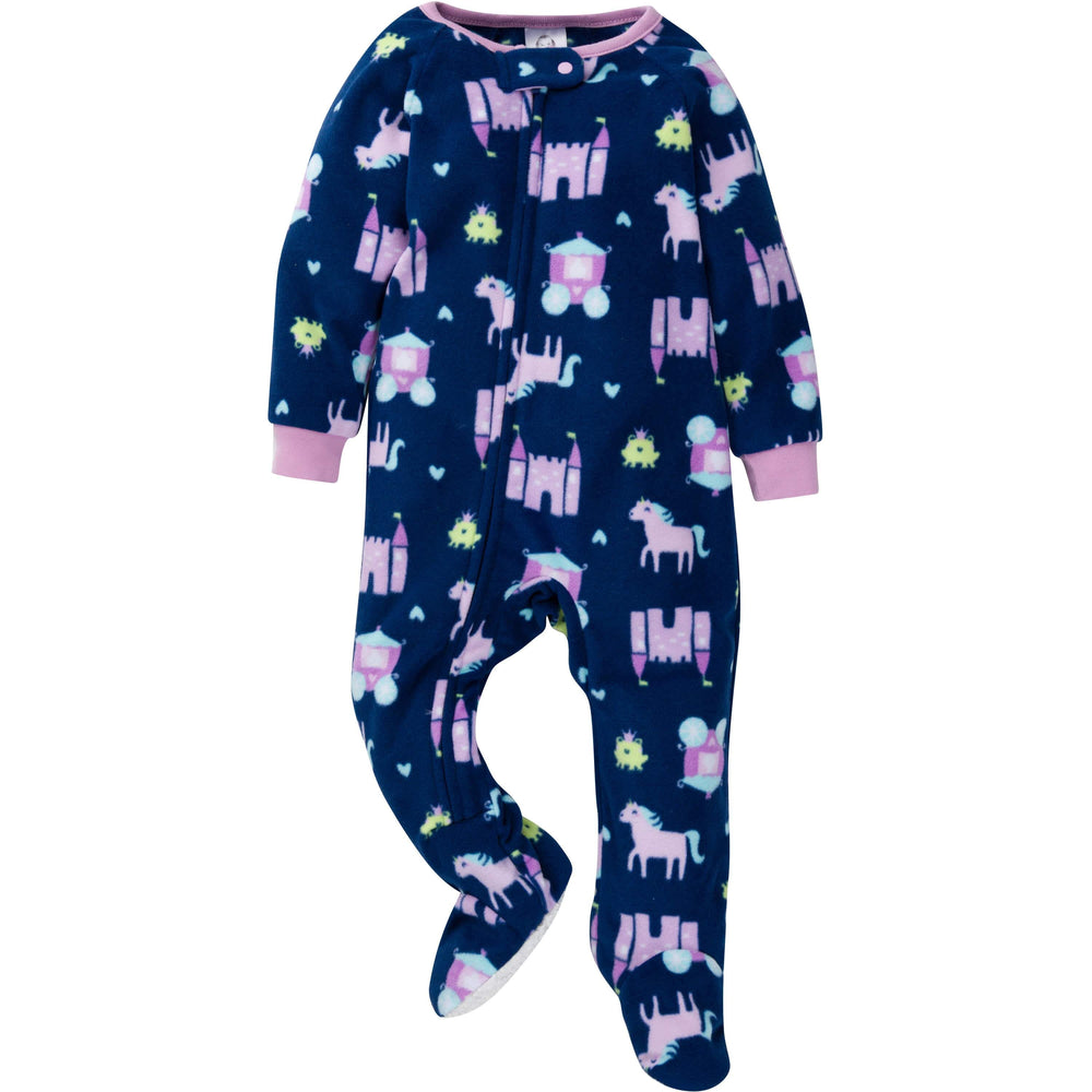 2-Pack Baby & Toddler Girls Princess Fleece Pajamas-Gerber Childrenswear