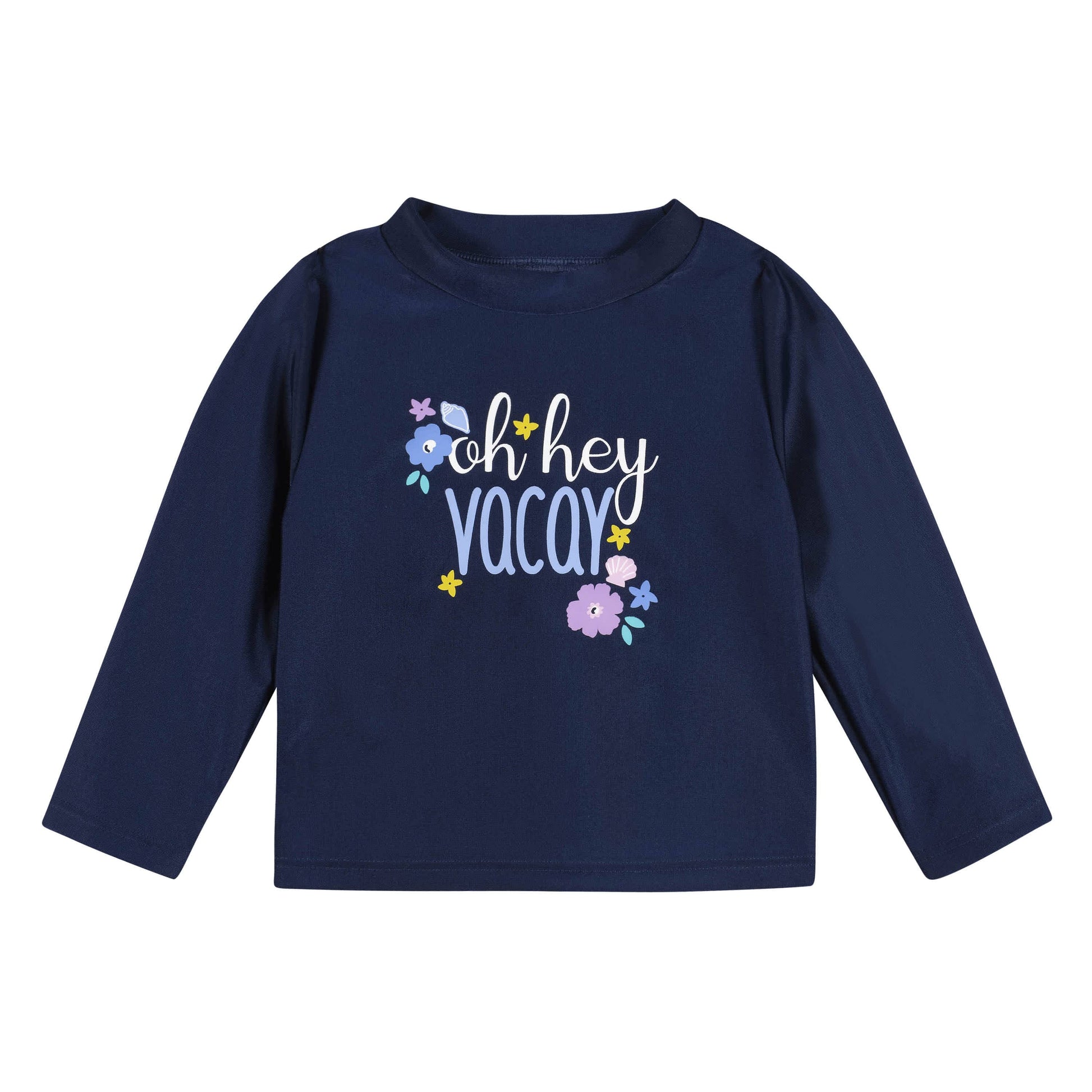 2-Piece Baby & Toddler Girls Vacation Vibes Rash Guard & Swim Bottoms Set-Gerber Childrenswear