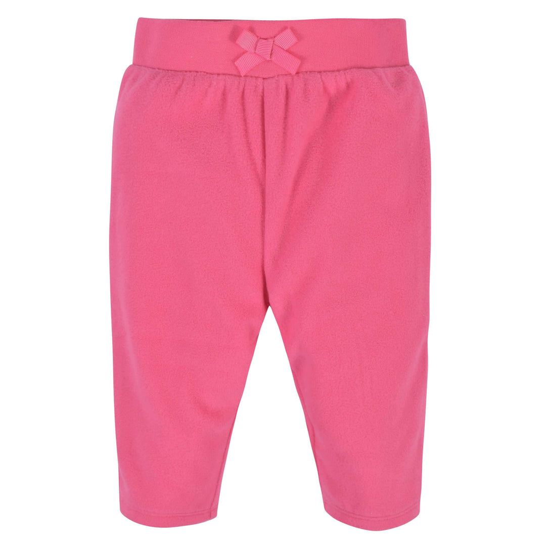 4-Pack Baby Girls Pink, Gray, & Black Microfleece Pants-Gerber Childrenswear
