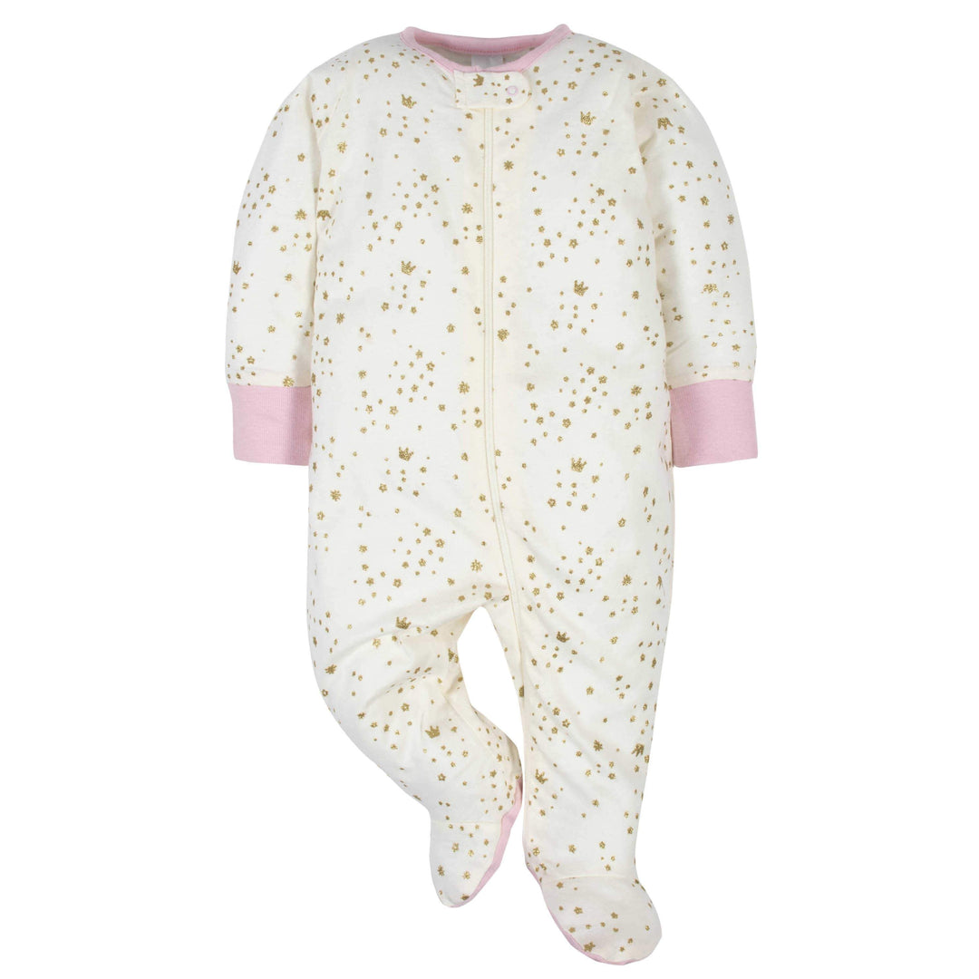 Gerber® 4-Pack Baby Girls Princess Sleep N' Plays-Gerber Childrenswear