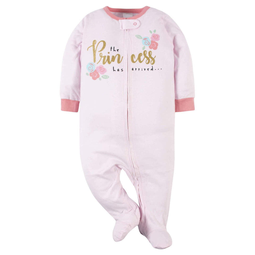 2-Pack Baby Girls Princess Sleep 'n Plays-Gerber Childrenswear