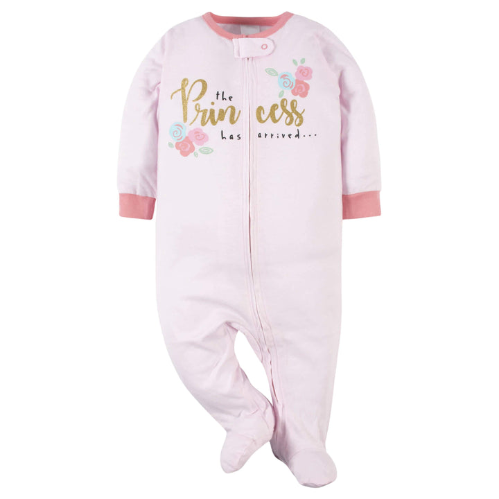 6-Piece Baby Girls Princess Onesies® Bodysuit and Sleep 'N Play Set-Gerber Childrenswear