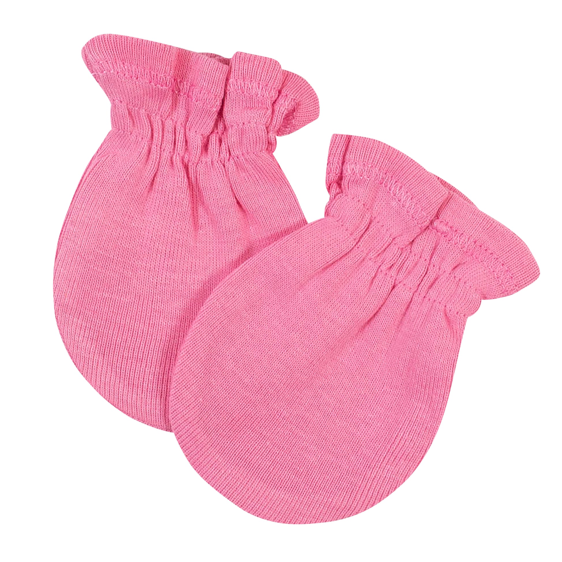 3-Pack Baby Girls Fox No Scratch Mittens
