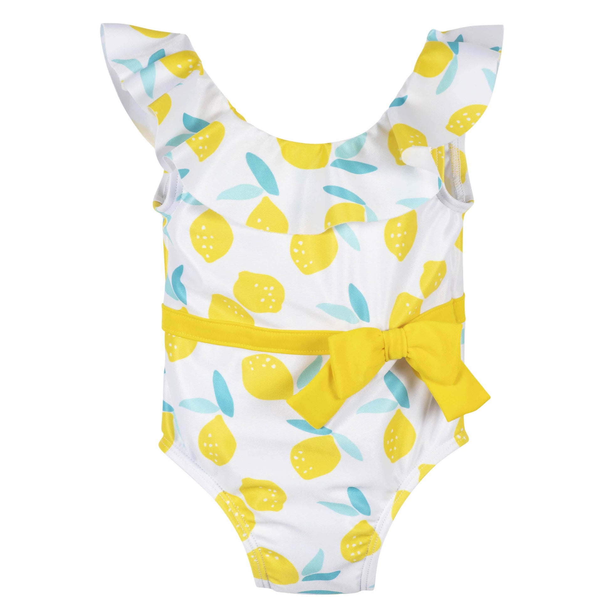Baby & Toddler Girls Lemon Squeeze One-Piece Swimsuit With Ruffle-Gerber Childrenswear