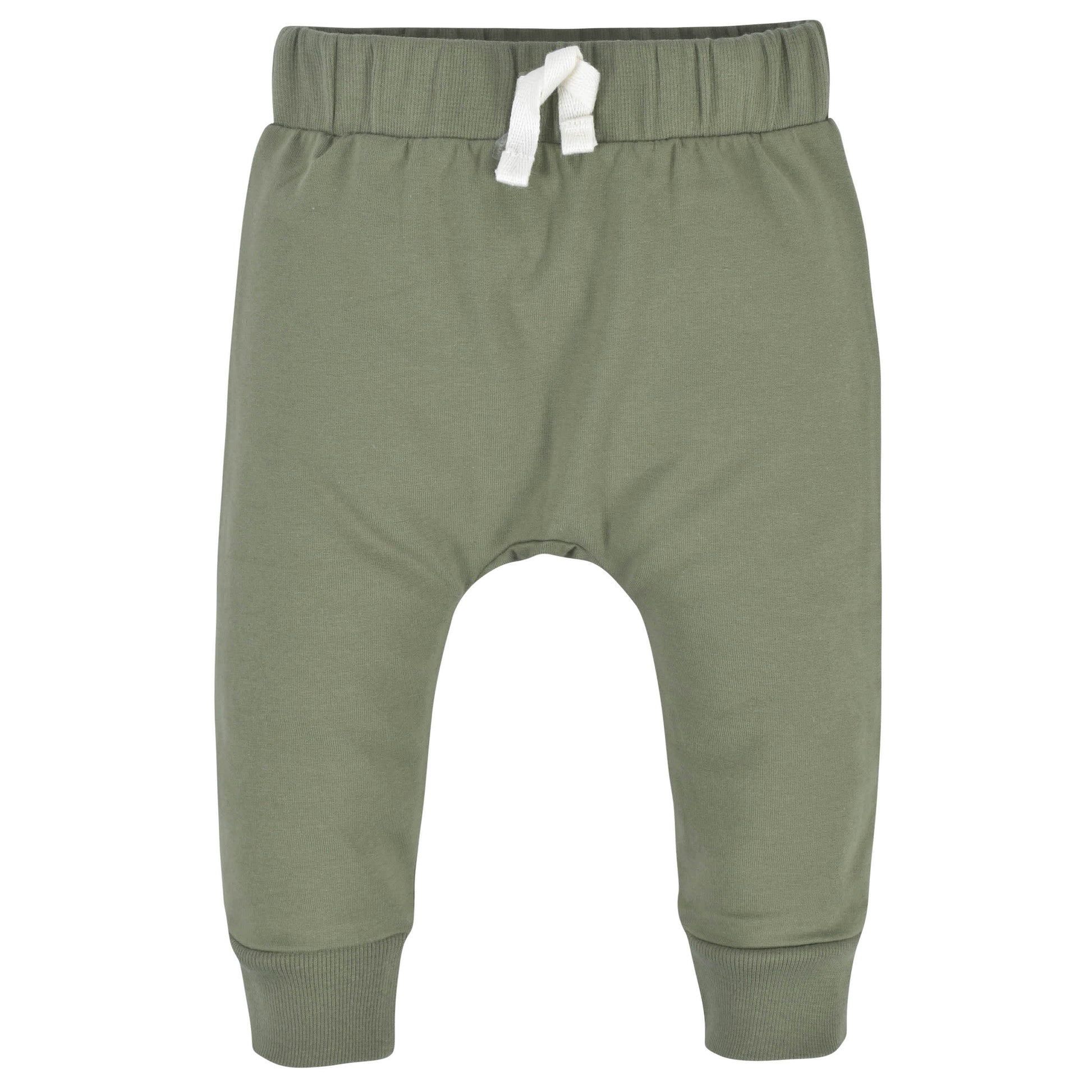 3-Pack Baby & Toddler Boys Green & Black Premium Jogger-Gerber Childrenswear
