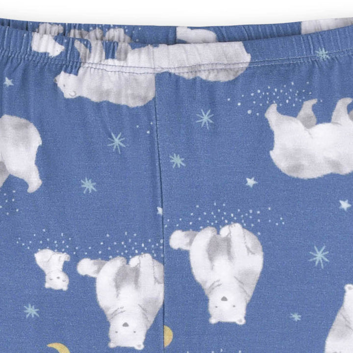 2-Piece Infant & Toddler Polar Bear Buttery-Soft Viscose Made from Eucalyptus Snug Fit Pajamas